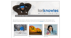 Desktop Screenshot of loriknowles.com