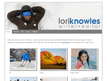 Tablet Screenshot of loriknowles.com